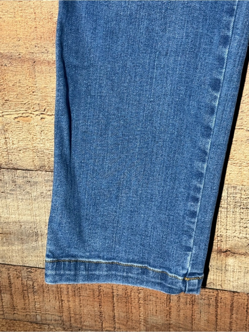 SPANX Pull-On Jeans Ankle Straight Leg Blue size Medium - Picture 6 of 12